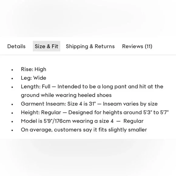 NWT Aritzia Wilfred The Effortless Pant™ Black in City Cashmere Size 6 - Picture 13 of 14